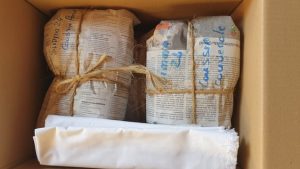 Kit pour réaliser une marmite norvégienne Simma - chanvre et tissu coussin