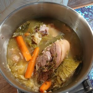 Jarret de porc à la marmite norvégienne