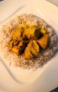 Poulet à l'indienne en marmite norvégienne