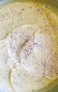 Houmous de pois cassés aux graines de sésames