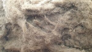 Laine de chanvre utilisée comme isolant dans les coussins de marmite norvégienne Simmae