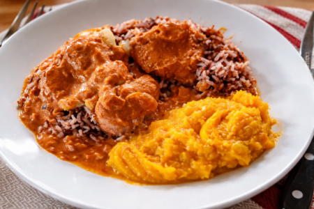 Queue de lotte sauce armoricaine à la marmite norvégienne