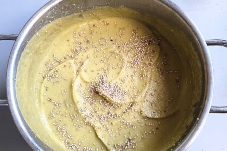 Houmous de pois cassés à la marmite norvégienne