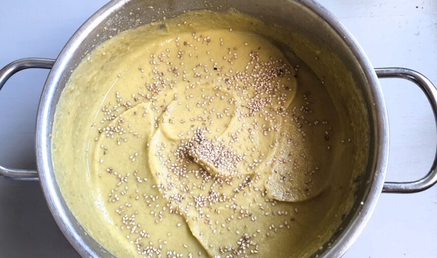 Houmous de pois cassés à la marmite norvégienne