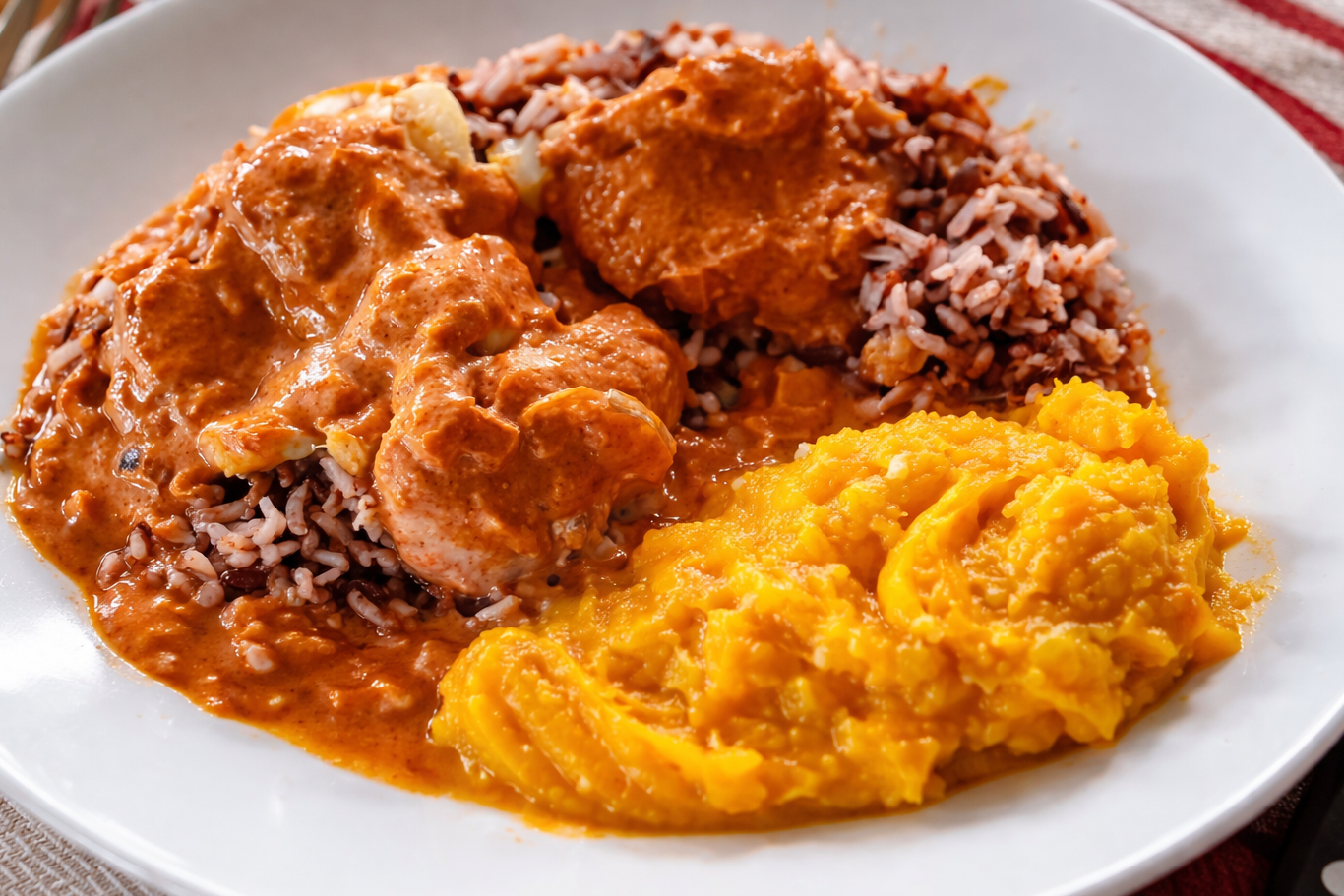 Queue de lotte sauce armoricaine à la marmite norvégienne