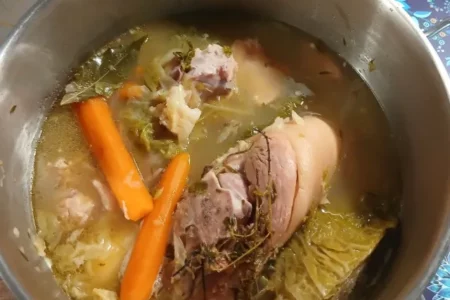 Jarret de porc en cocotte à la marmite norvégienne