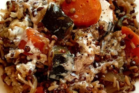 Riz aux lentilles à la marmite norvégienne