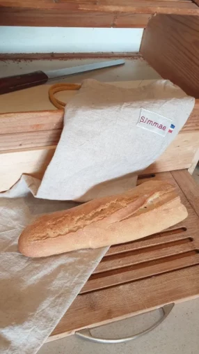 sac en lin- Simmae-pour conserver le pain frais plus longtemps - zéro gaspillage