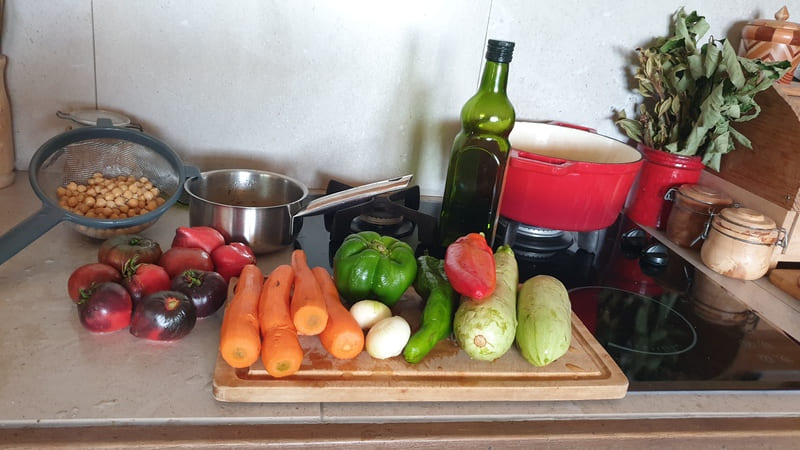 Tajine légumes cuit à la marmite norvégienne